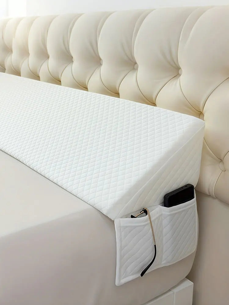 Bed Wedge Pillow Memory Foam Backrest For Snoring Relief