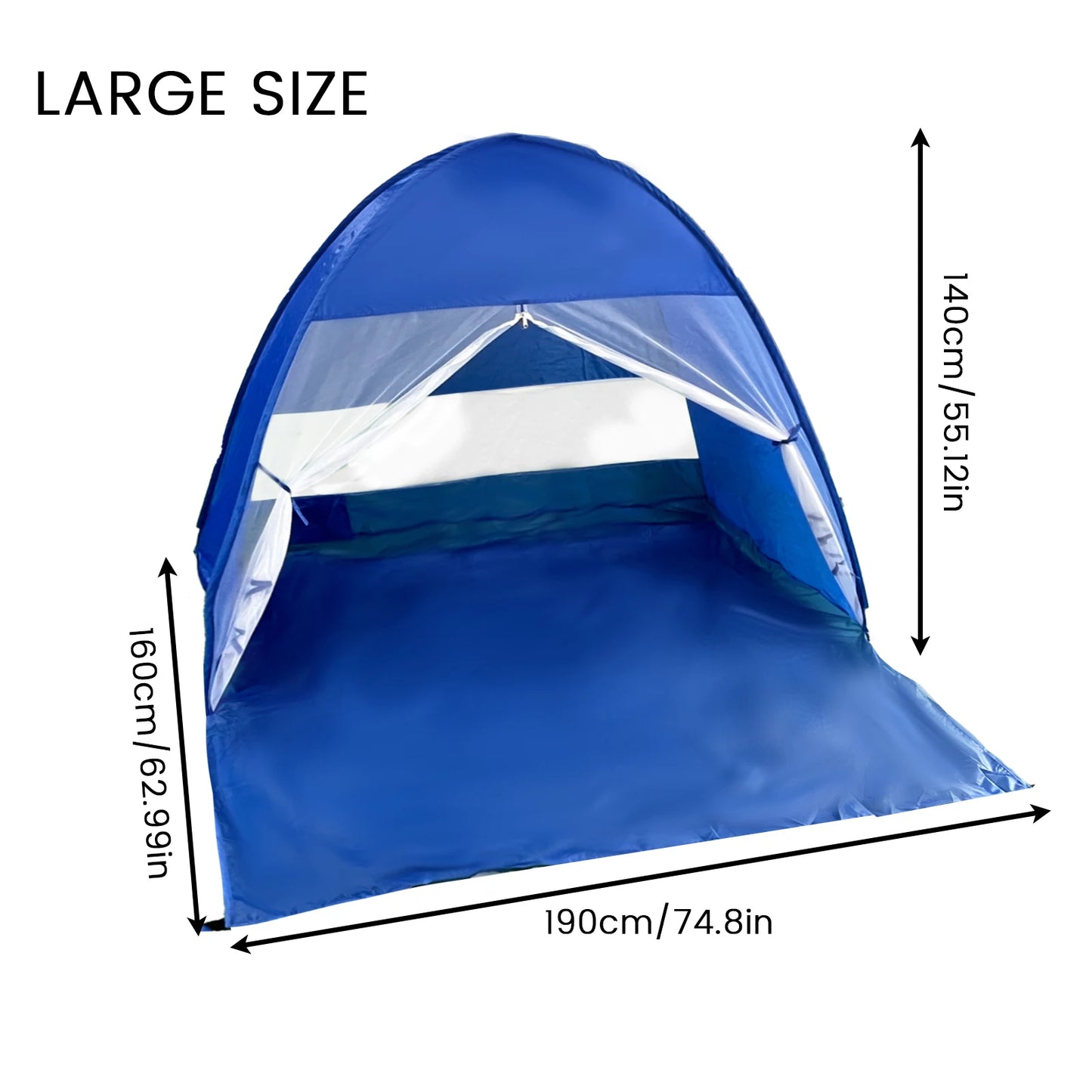 Pakicetus Pop Up Beach Tent With Handbag For Outdoor Use