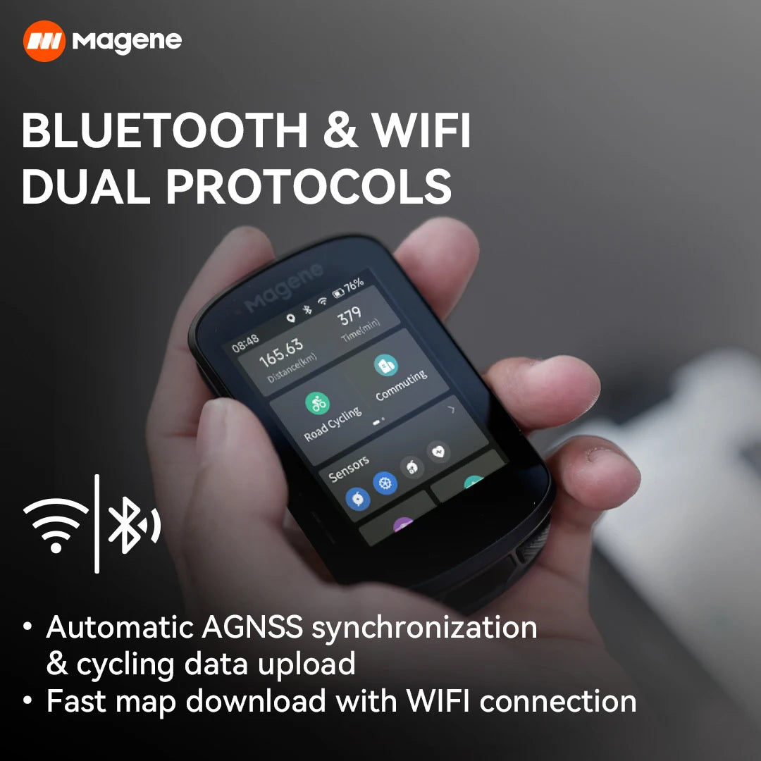 Magene C506 GPS Bike Computer With Touchscreen Navigation