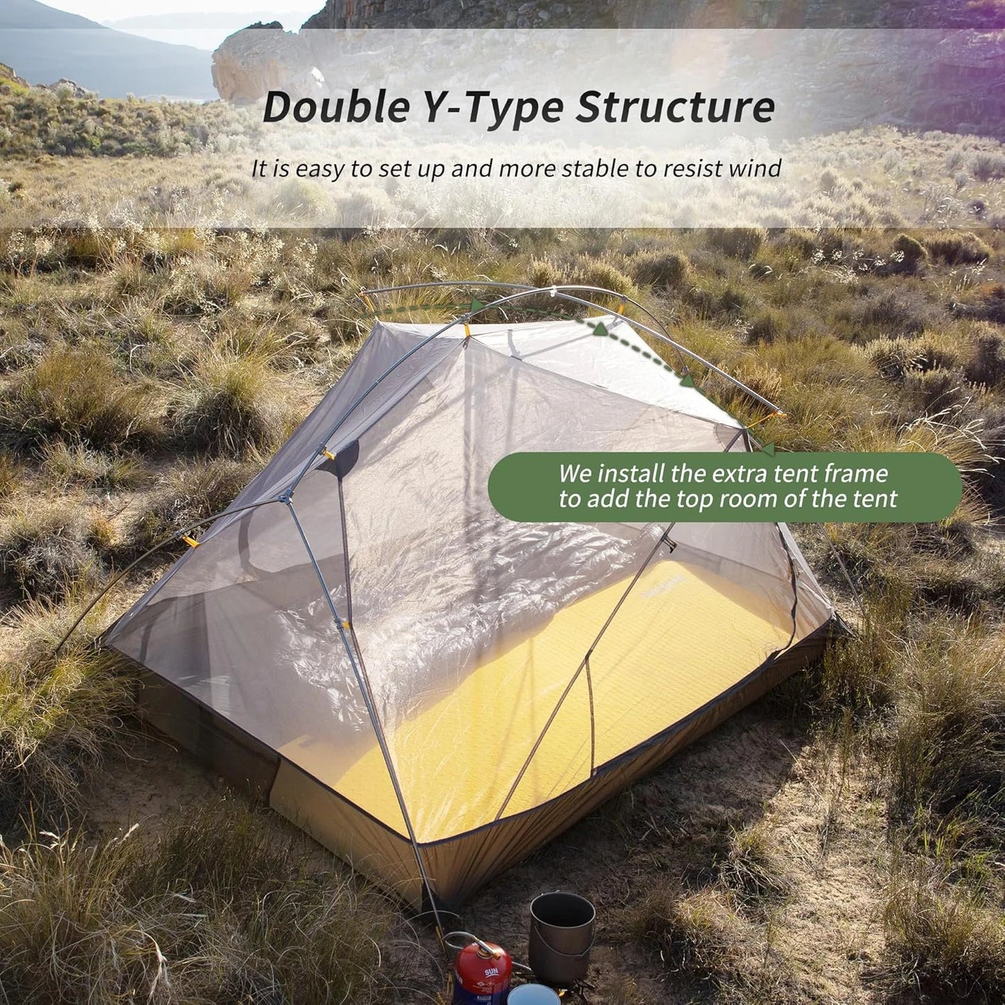 Naturehike Mongar Two Person Tent Ultralight Nylon