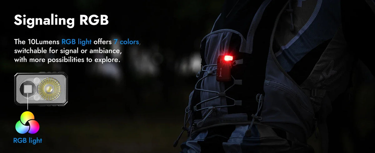 WUBEN G5 Rechargeable Dual Light EDC Flashlight