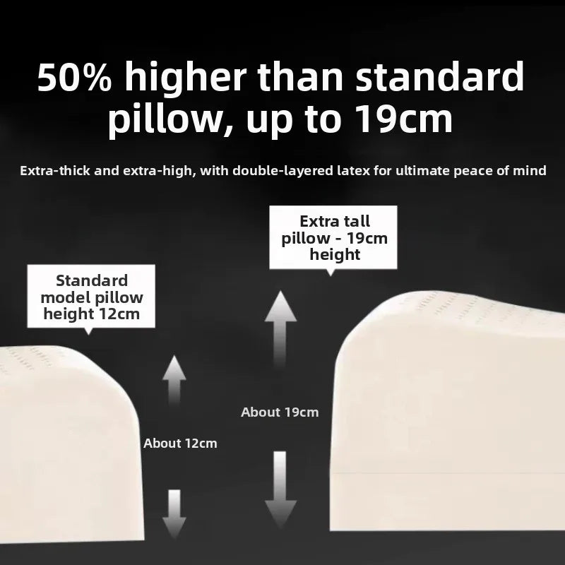 Latex Pillow Extra Hard for Neck and Shoulder Support