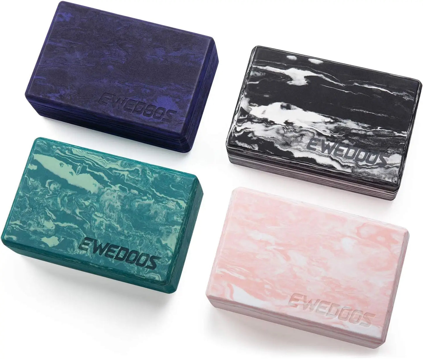Eco Friendly Yoga Blocks 2 Pack Non Slip EVA Foam