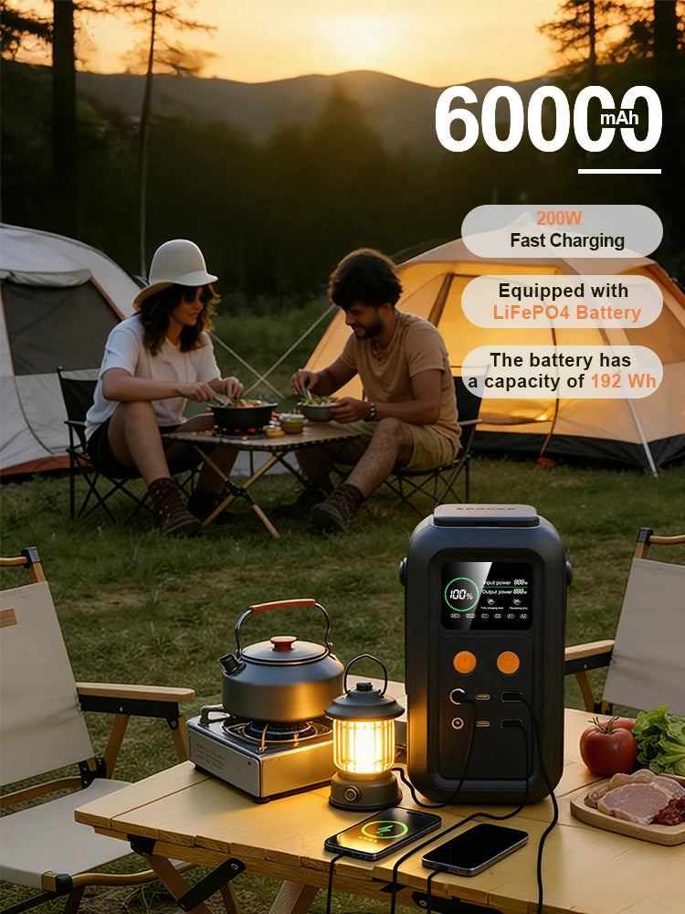CTOLITY Portable Power Station for Camping and Emergencies