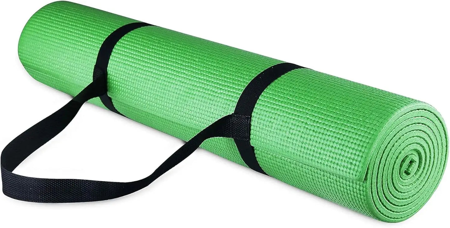 High Density Anti Tear Yoga Mat With Carrying Strap