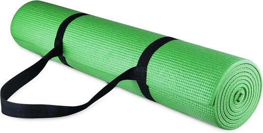 High Density Anti Tear Yoga Mat With Carrying Strap