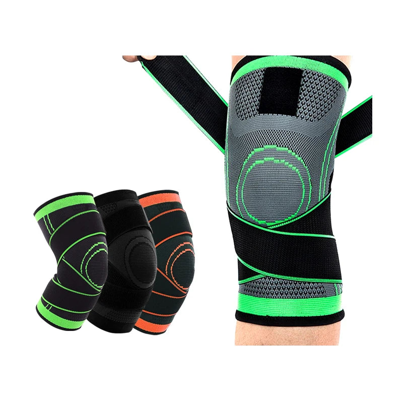 Knee Brace Compression Knit Support For Sports Breathable