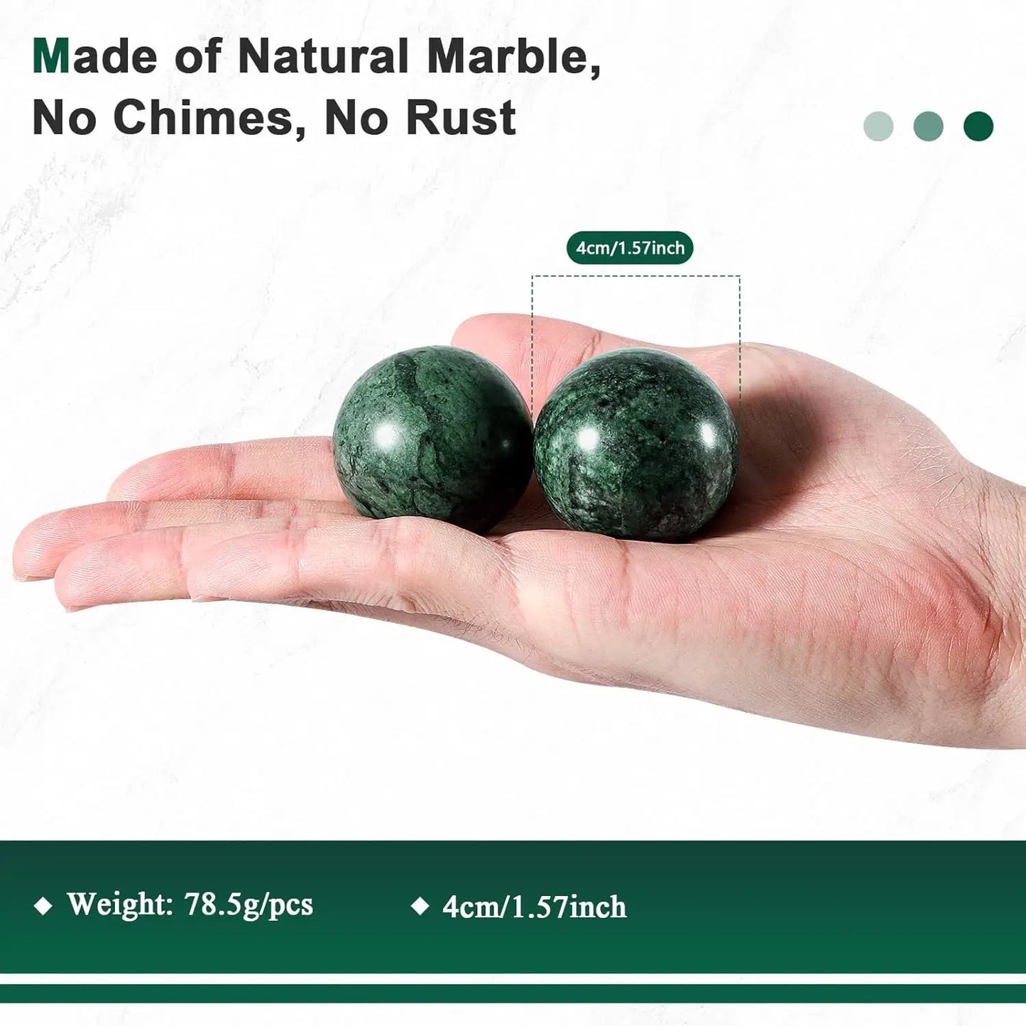 2 Pack Hand Therapy Balls With Pouch For Stress Relief