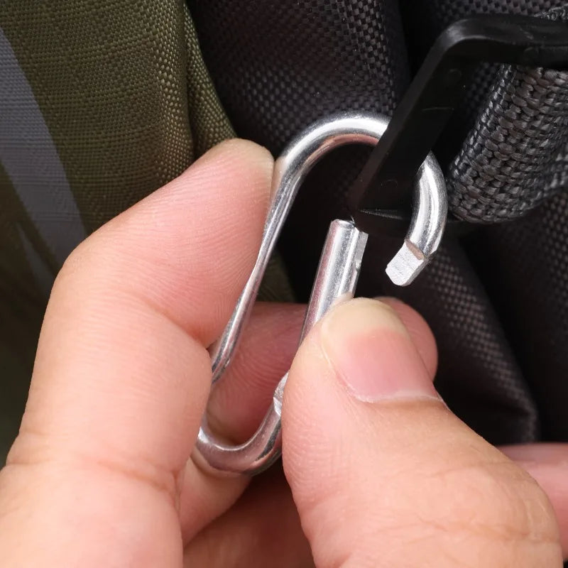 Aluminum Alloy Mini Carabiner Survival Gear Keychain