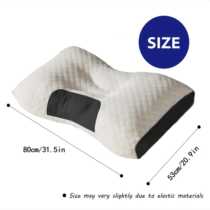 Ufist Massage Neck Pillows Set Ergonomic Orthopedic Support