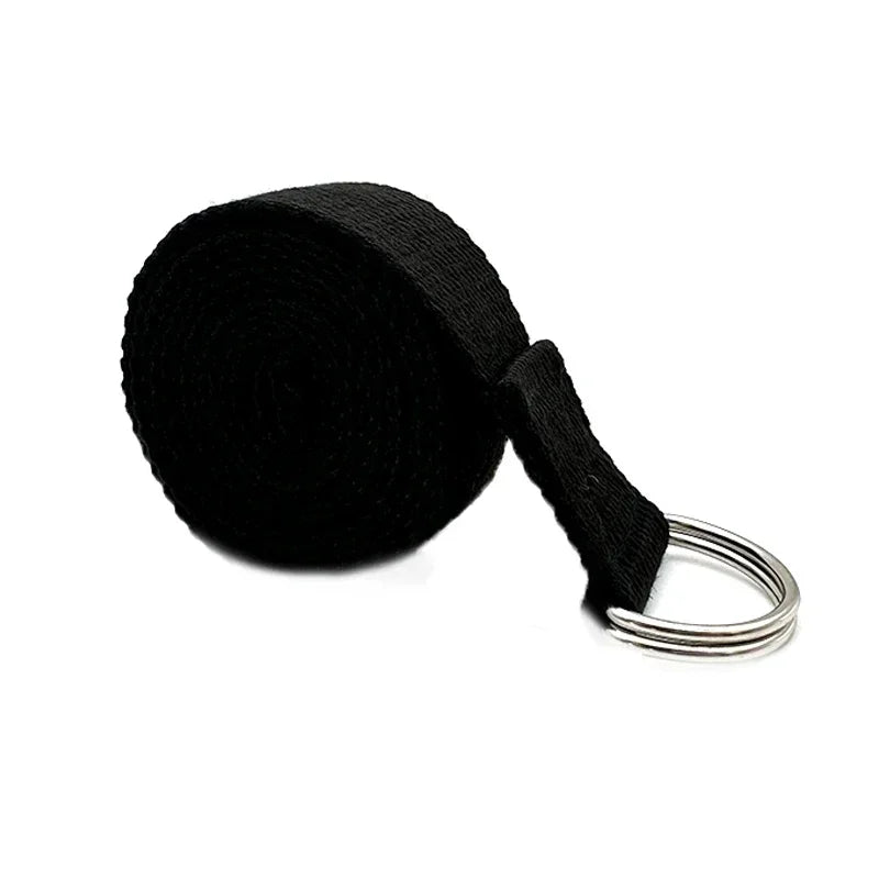 Fuyaozhishang Yoga Strap Durable Cotton D Ring Buckle