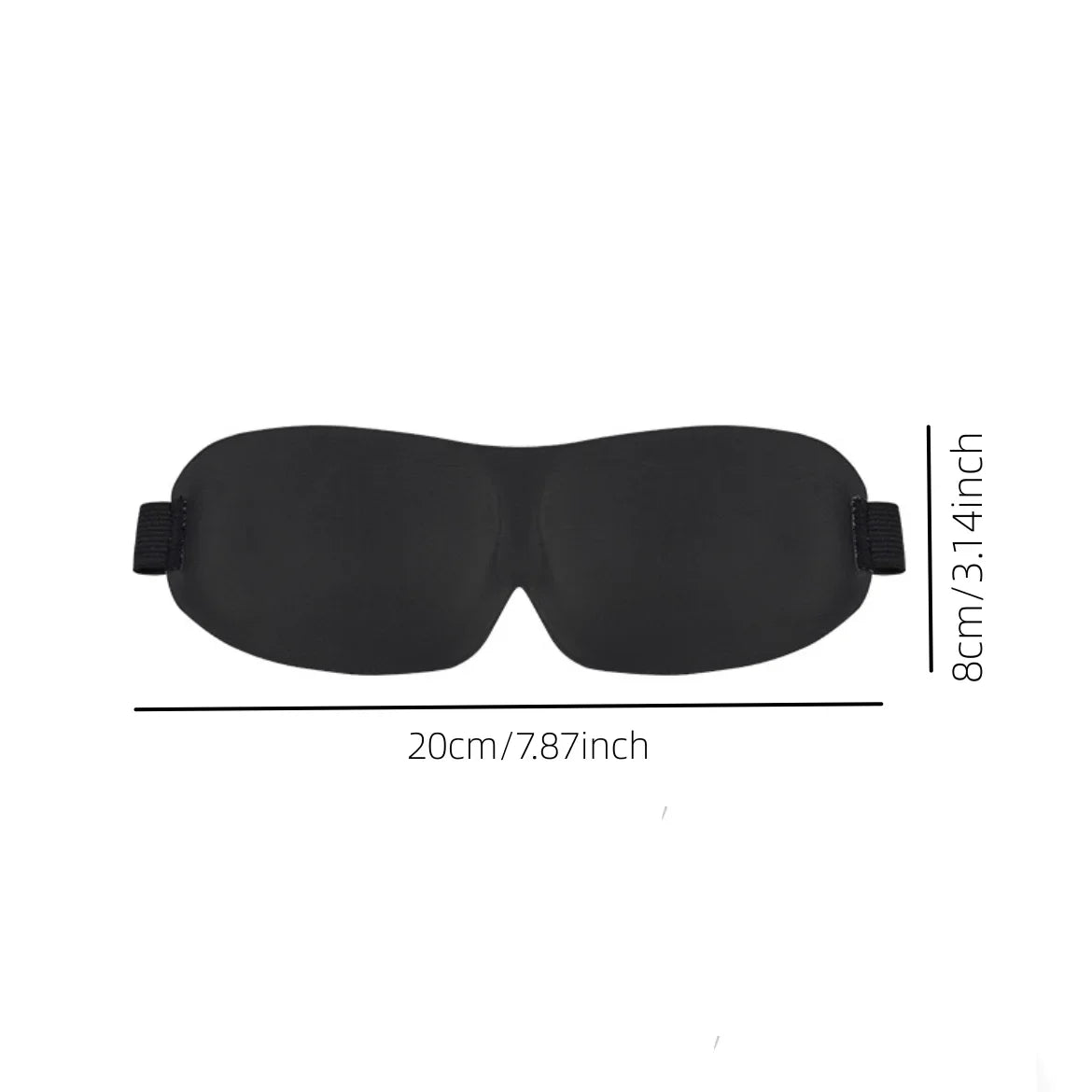 ATMDOG 3D Contoured Sleep Mask Light Blocking Eye Cover