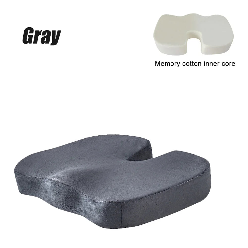 Travel Seat Cushion Memory Foam U Shaped Pillow