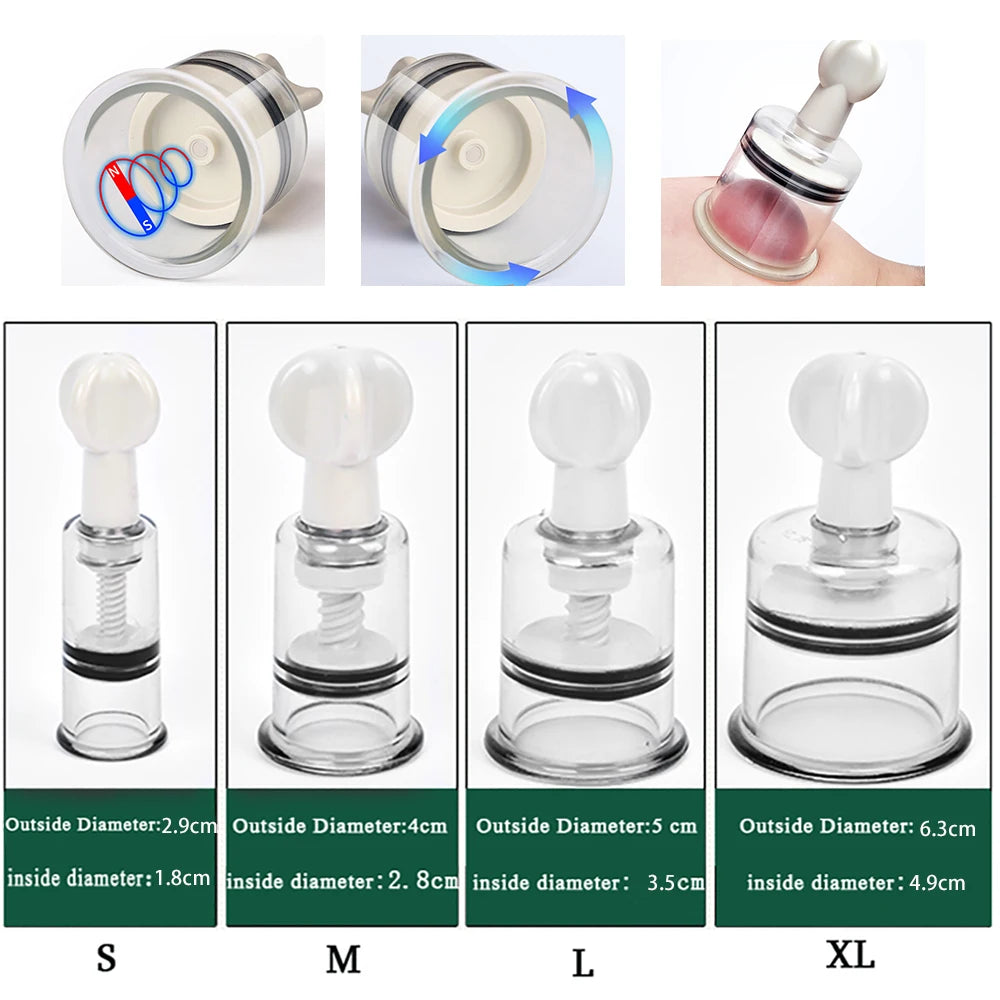 SANPKON Manual Rotating Cupping Massage Device Suction Cup