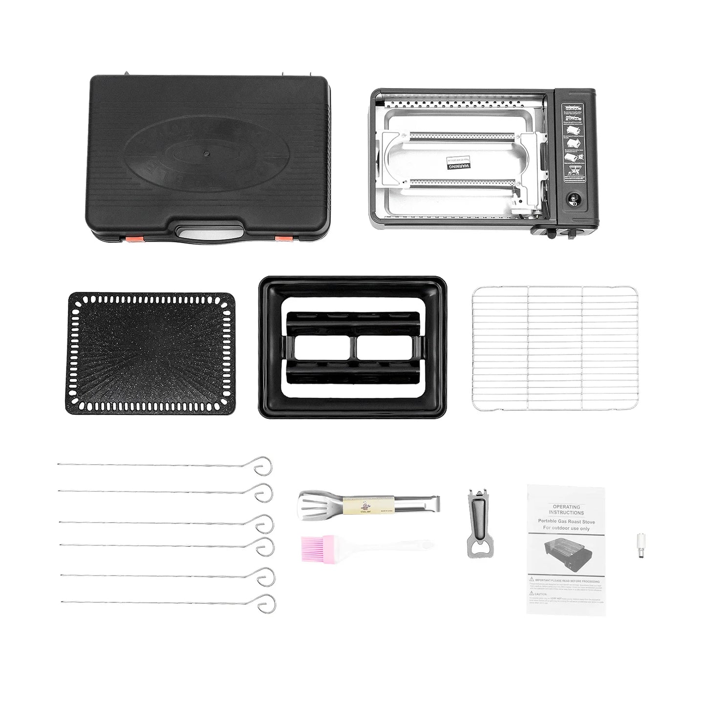Stainless Steel Portable Butane Camping Stove